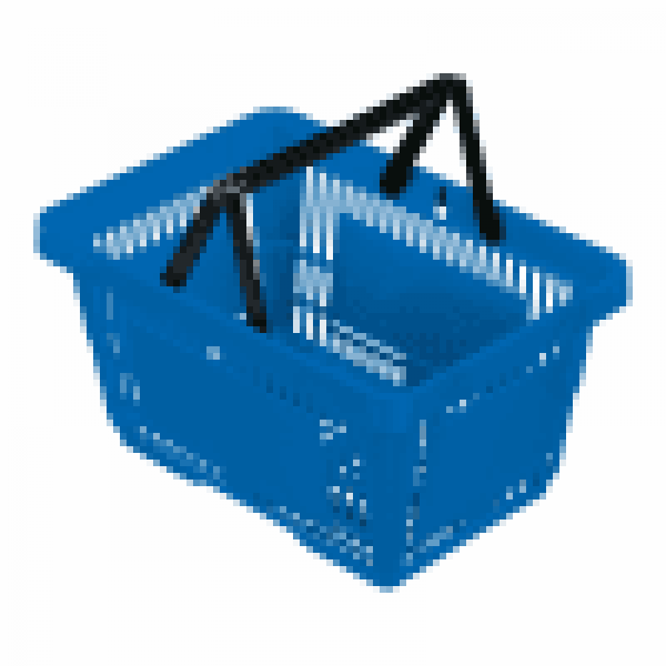 Shopping Basket 22L Blue